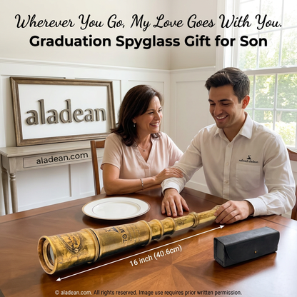 Graduation gift for son brass spyglass