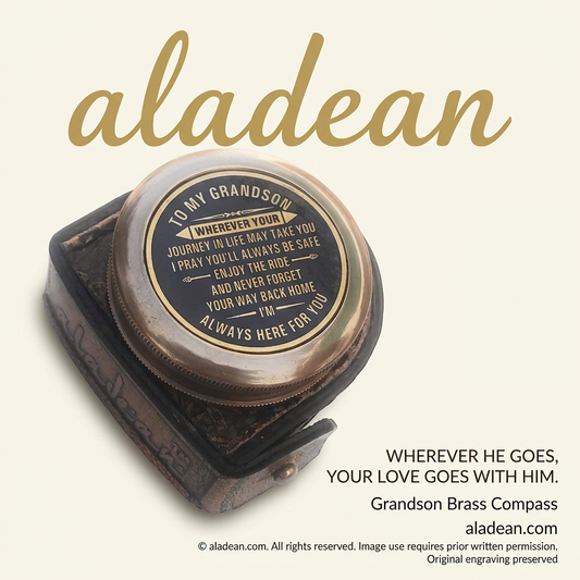 Grandson brass compass product preview
