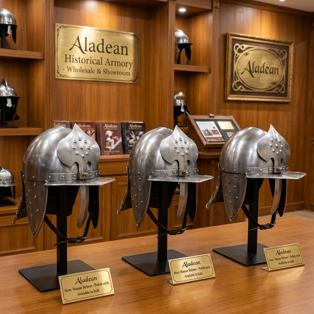Hussar helmet showroom