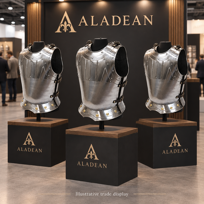 Illustrative armour trade display