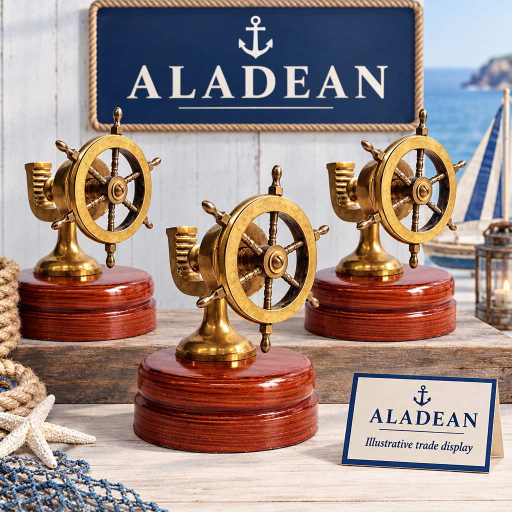 Illustrative nautical nutcracker trade display
