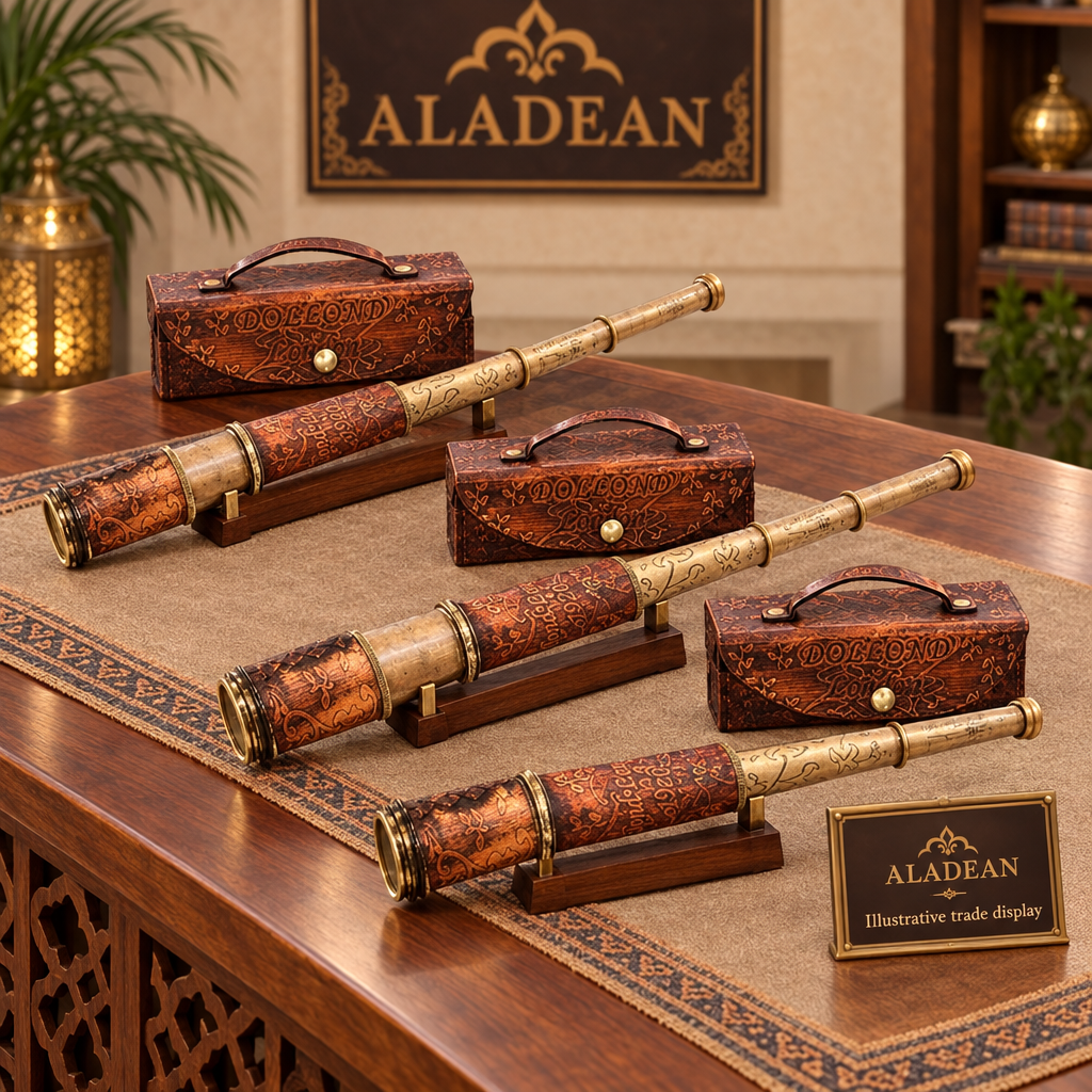 Illustrative spyglass trade display