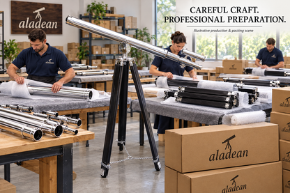 Illustrative telescope production and packing