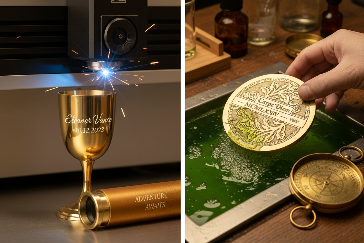 Laser Engraving & Chemical Etching - Dual Craftsmanship