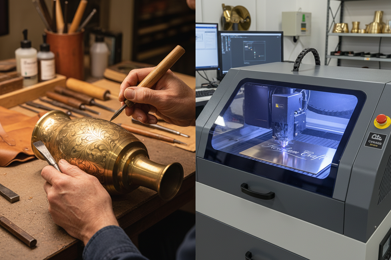 Laser Engraving & Traditional Tools