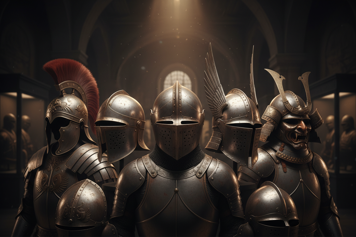 Medieval Armory & Helmets