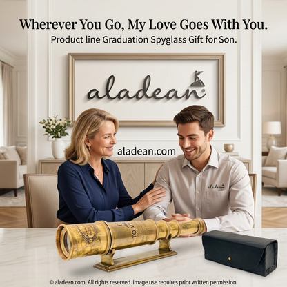 Mother to son graduation spyglass gift