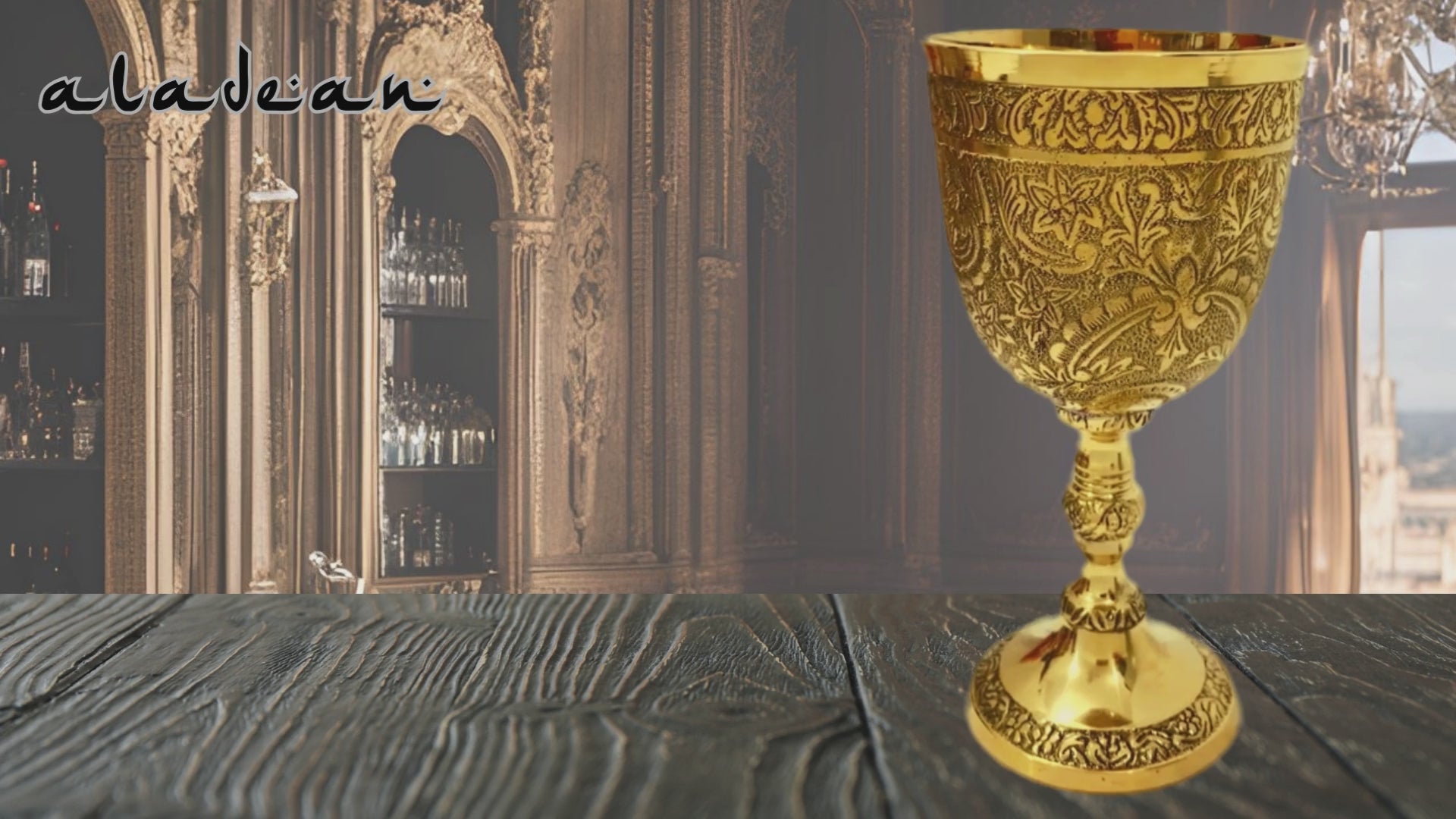 Celebrate Royalty with Aladean Vintage Chalice Medieval Goblets