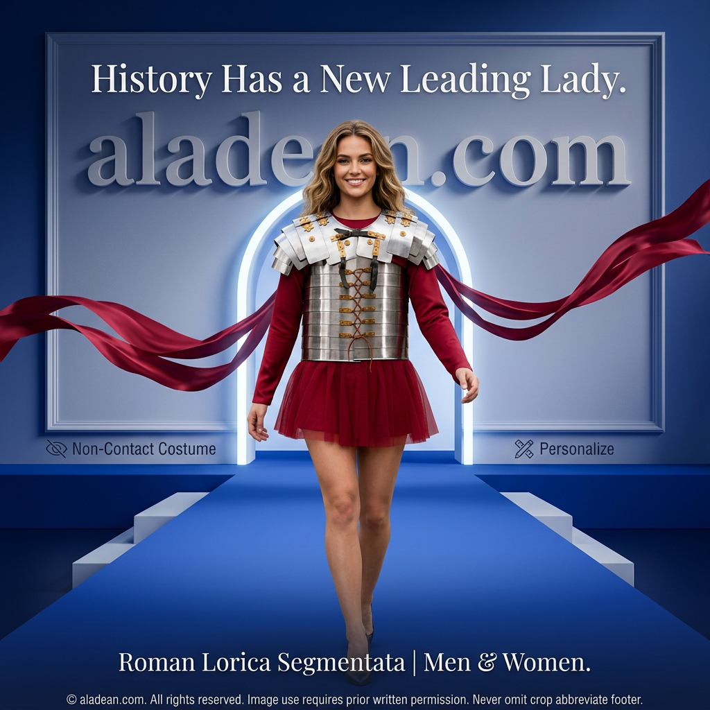 Roman Lorica Segmentata luxury retail ad