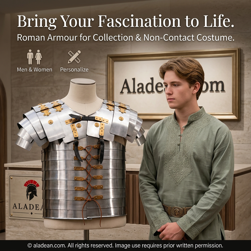 Roman Lorica Segmentata retail collector ad