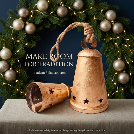 Rustic Star Cut-Out Bells 6 and 8 Inch