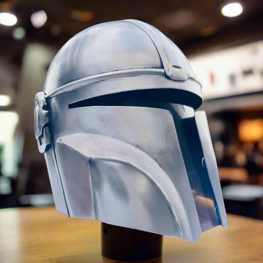 Steel Mandalorian Helmet Medieval Armour for Halloween Costume Theater Role-Play Armor