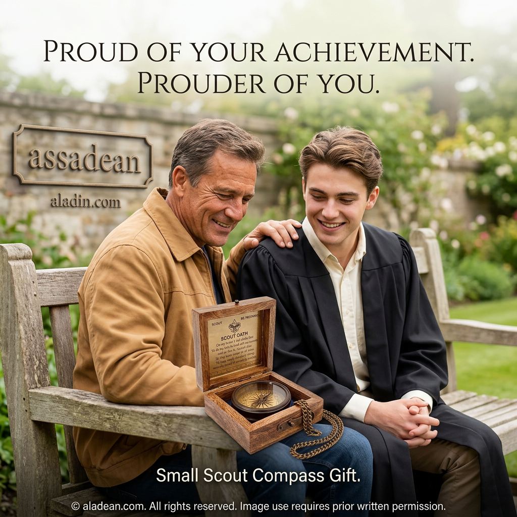 Scout compass graduation gift