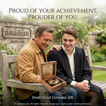 Scout compass graduation gift