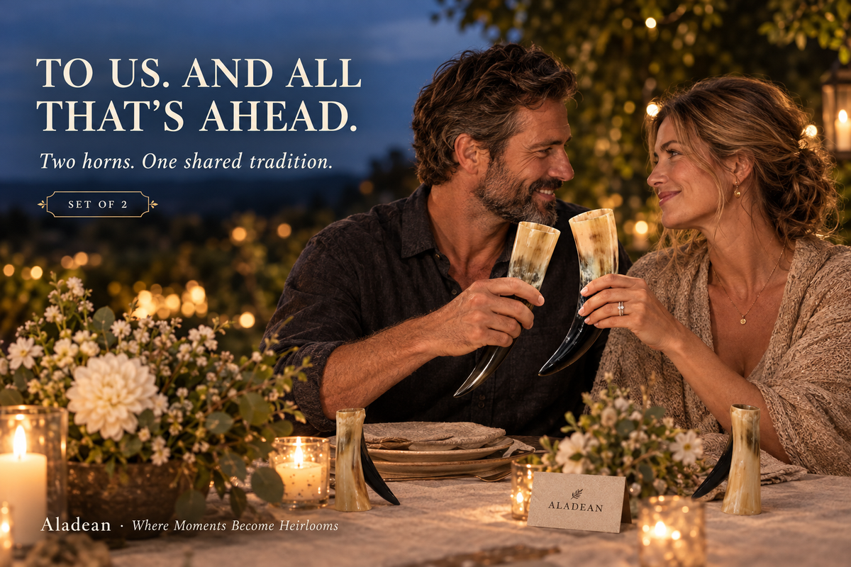 Shared anniversary toast banner