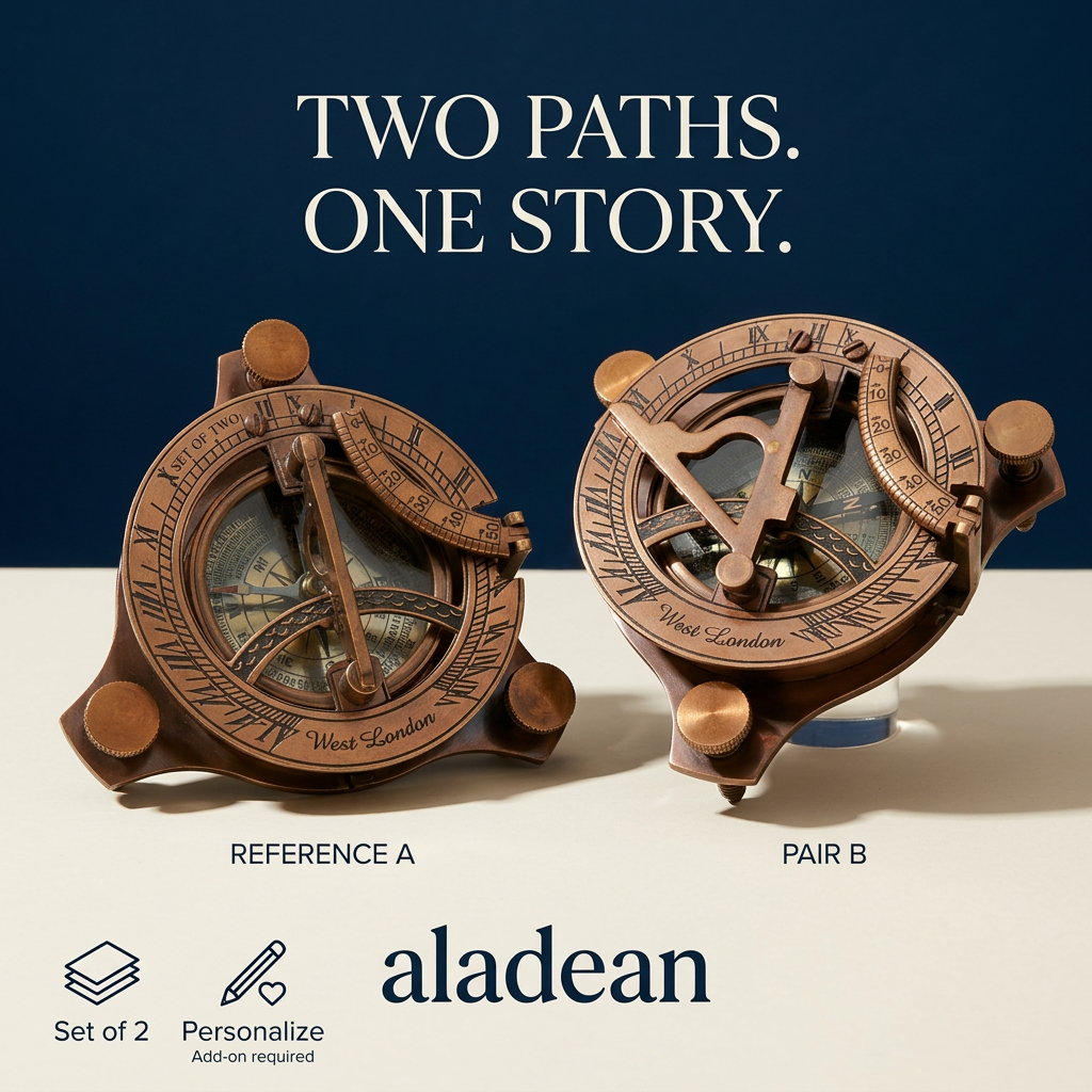 Sundial compass pair hero, Two Paths One Story