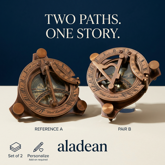 Sundial compass pair hero, Two Paths One Story