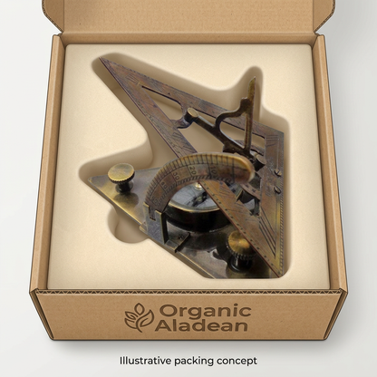 Triangular sundial packing concept