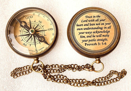 Trust in the Lord Compass Pointing to God