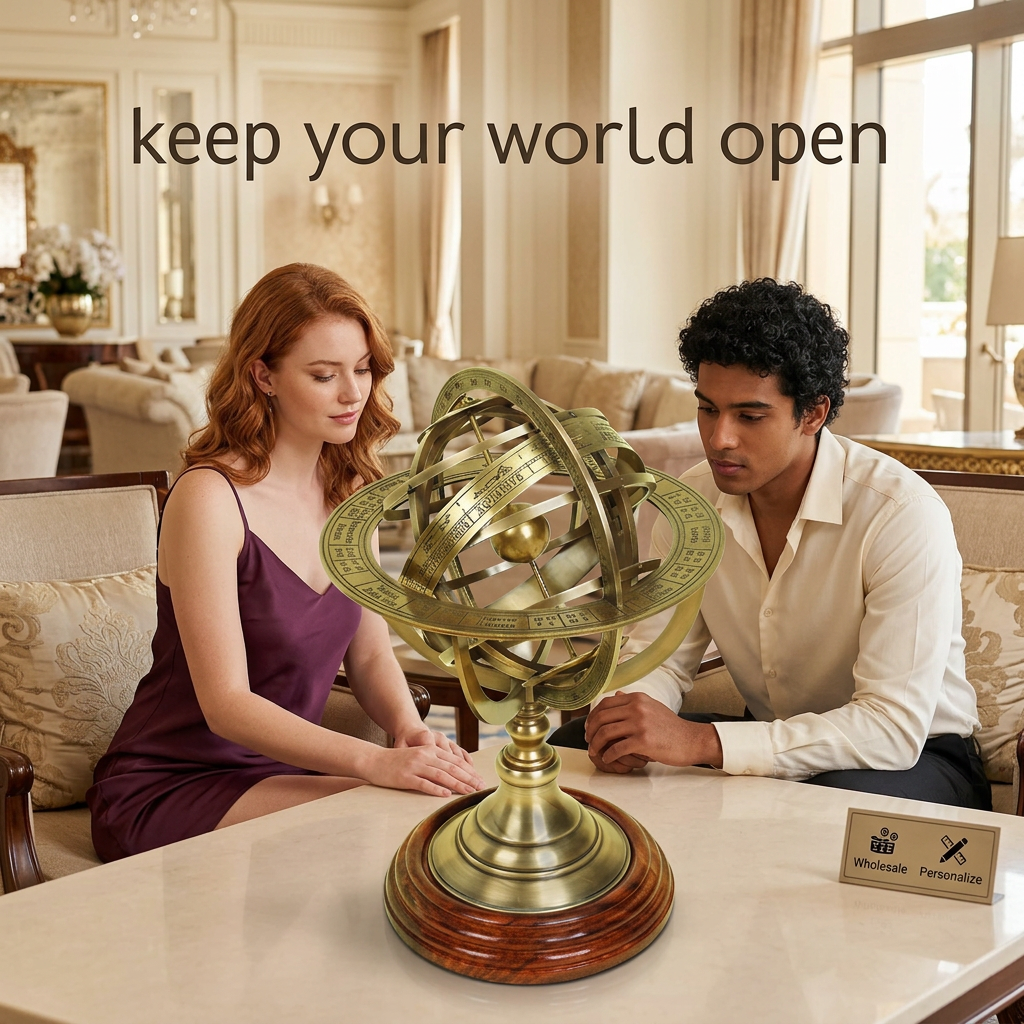 Wholesale brass armillary globe personalized gifts