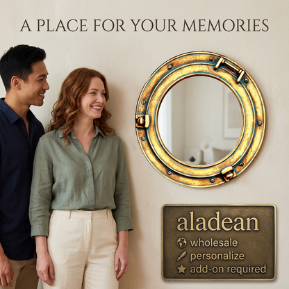 Wholesale brass maritime mirror