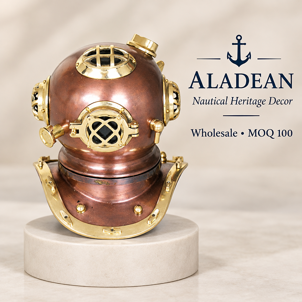 Wholesale miniature diver helmet advertisement