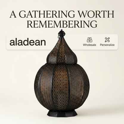 Wholesale Moroccan-style pierced metal lantern