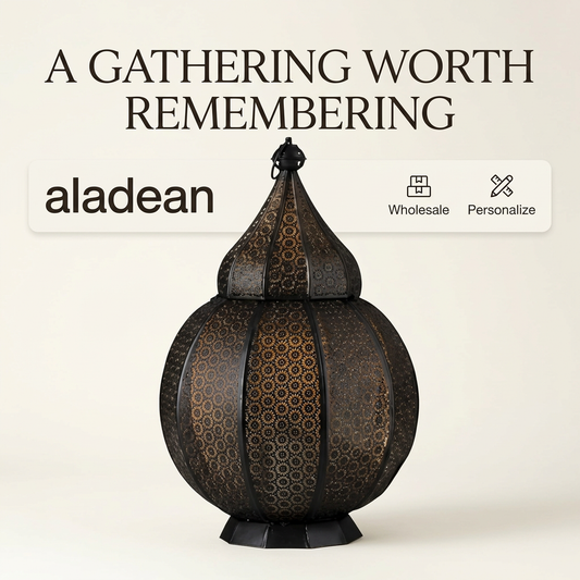 Wholesale Moroccan-style pierced metal lantern