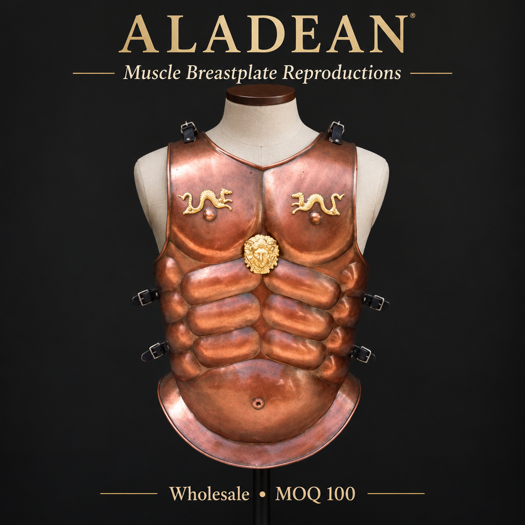 Wholesale muscle breastplate advertisement