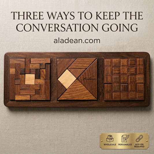 Wholesale three wooden fitting puzzles with tray