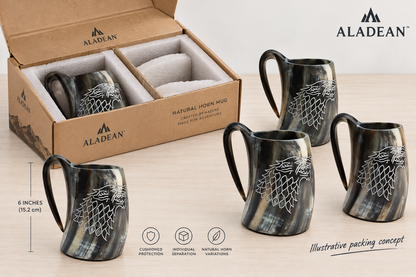 Wholesale Viking horn mug advertisement