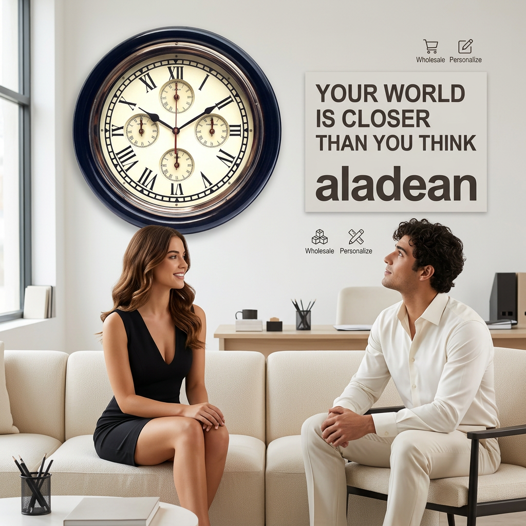 Wholesale world time wall clock personalized gifts
