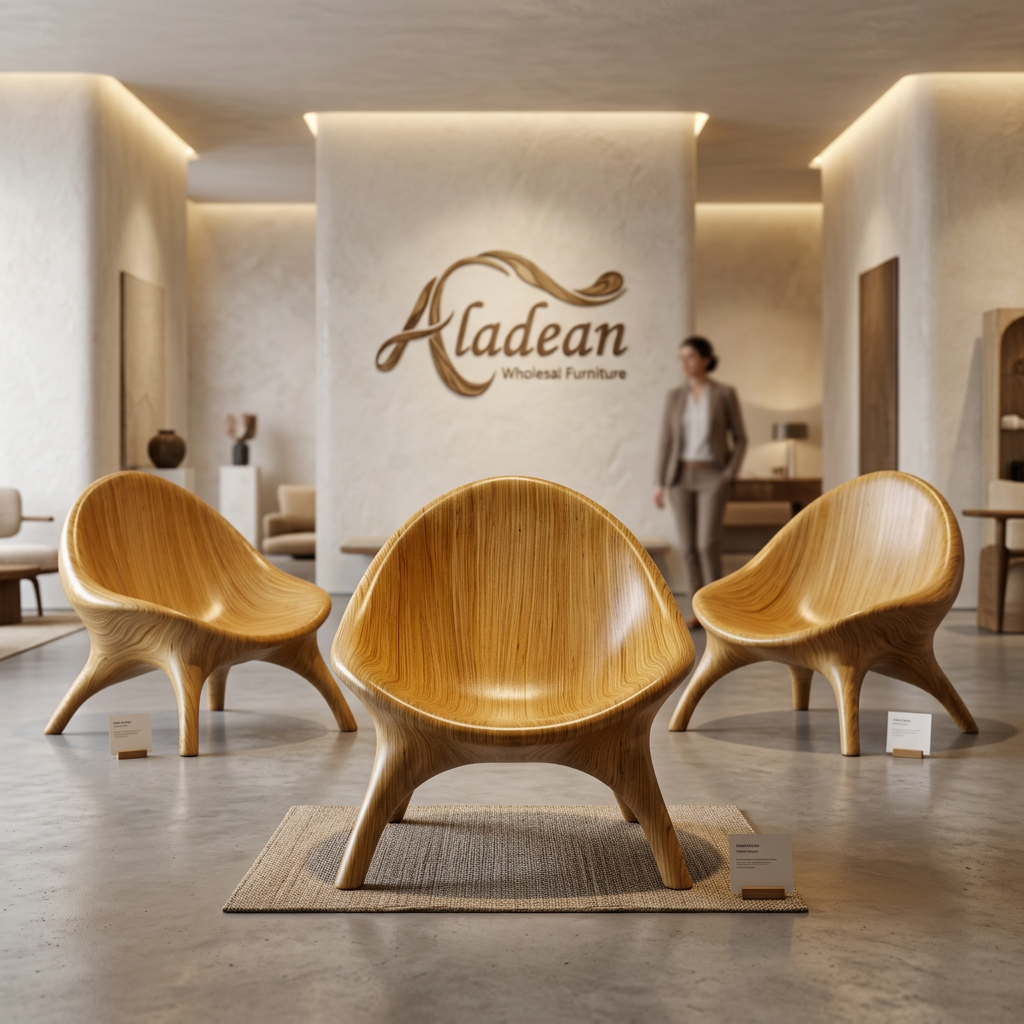 Wooden chair wholesale showroom