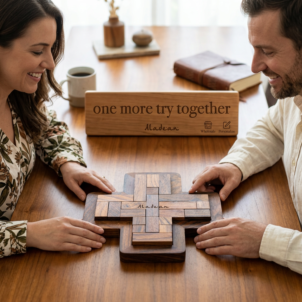 Wooden plus puzzle tabletop heritage gifts