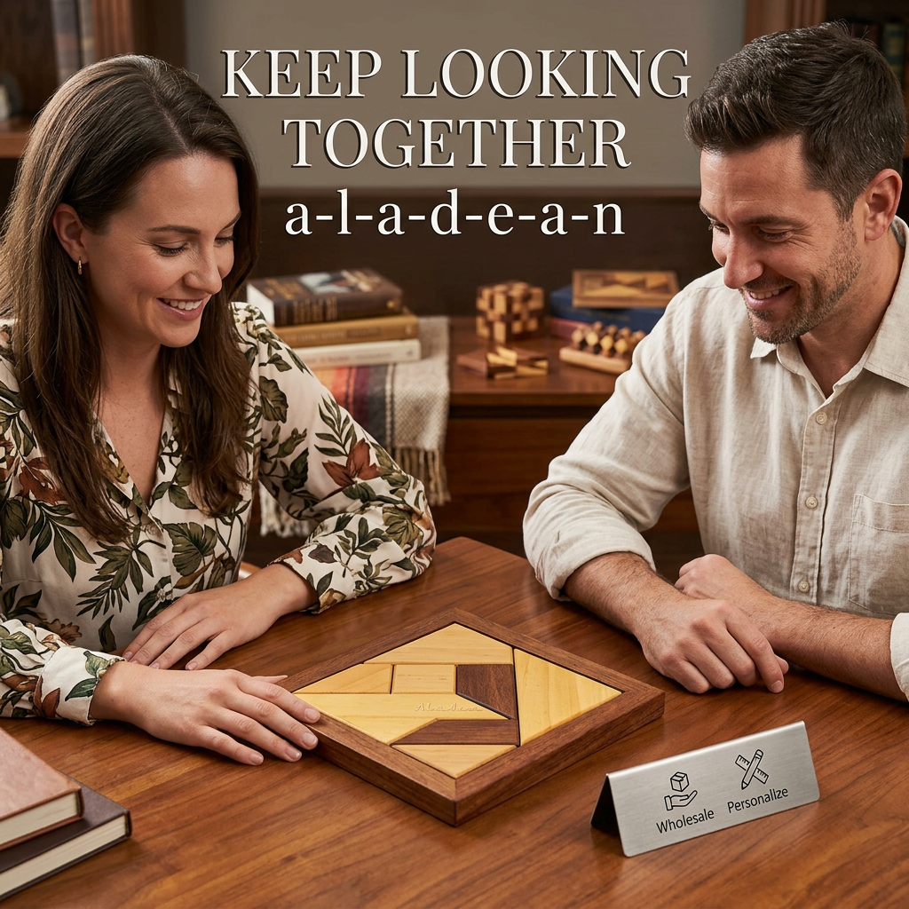 Wooden tangram tabletop heritage gifts