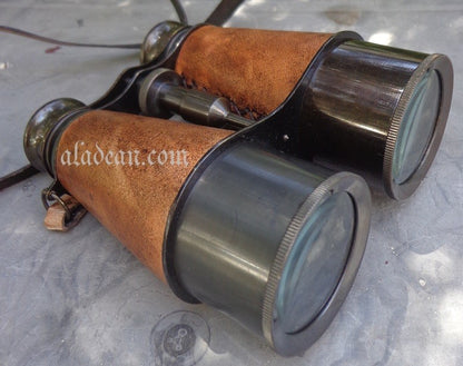 Antique Brass Spyglass Binocular