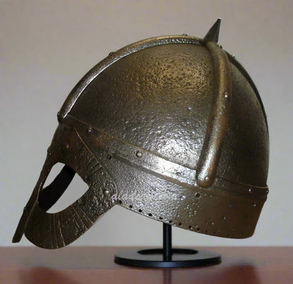 viking helmet of gjermundbu nasal armor