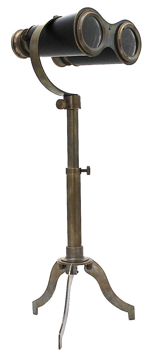 Antique Brass Binocular on Tripod