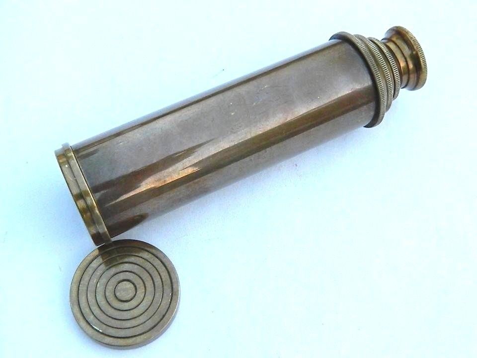 Antique Style Solid Brass Quality Spyglass Telescope