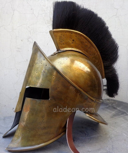 300 Movie Spartan King Leonidas Metal Armour Helmet