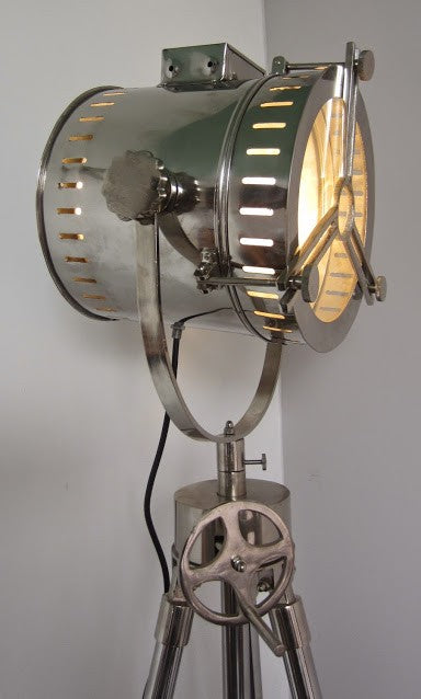 Spotlight Floor Lamp on Revolving Tripod