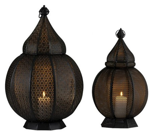 Lanterne de lustre de lampe marocaine antique