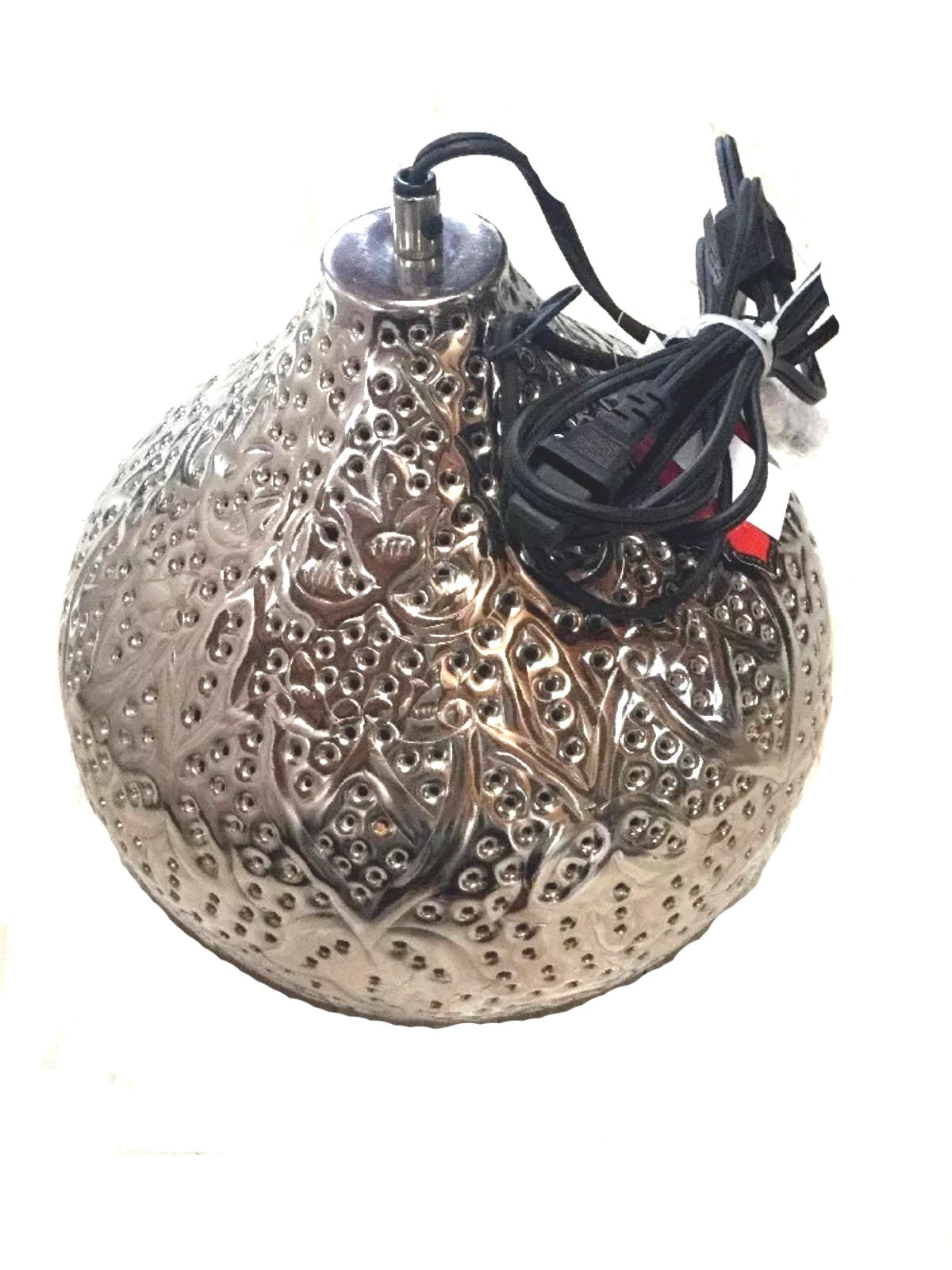Hanging Silver Moroccan Lantern