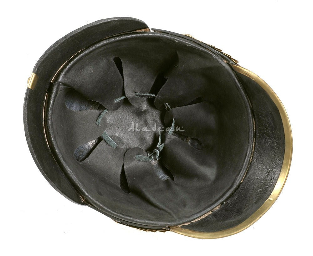 German Leather Pickalhaube Helmet