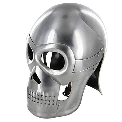 Medieval Skull Armour Helmet -Skeleton Prop Reenactment Supply