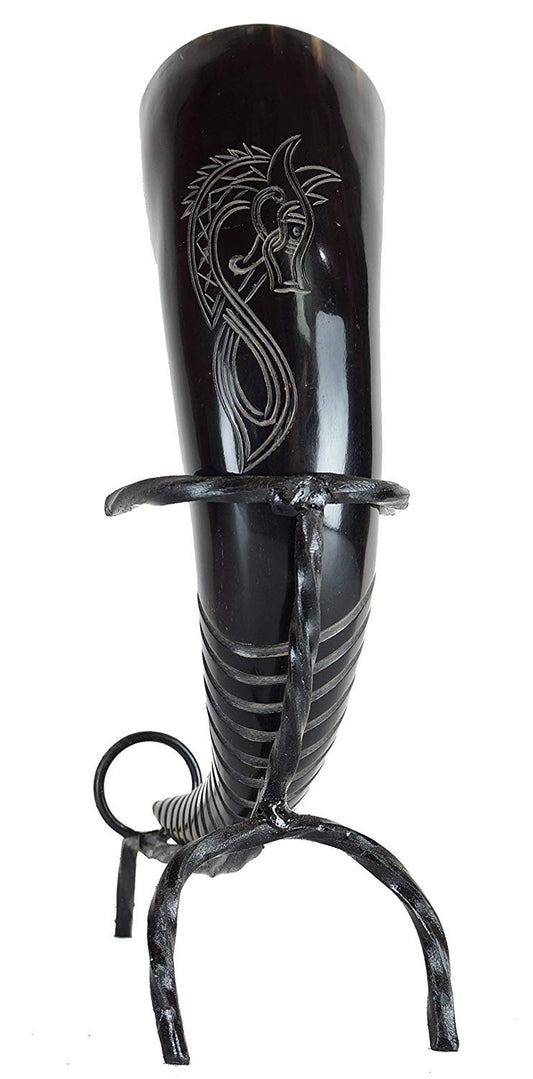 engraved viking drinking horn wholesale manufacturer