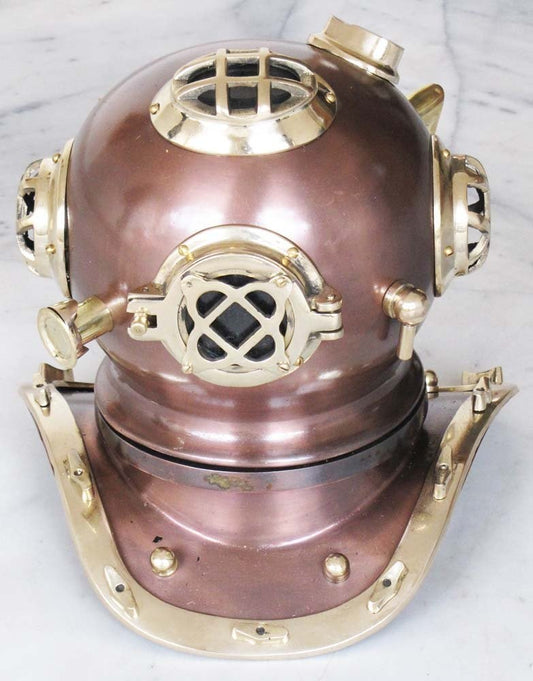 Brass Desktop Diver's Diving Helmet