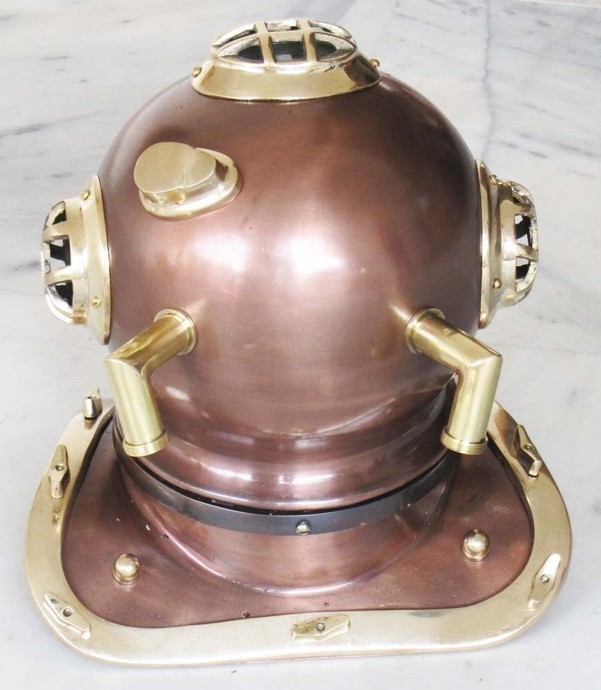 Brass Desktop Diver's Diving Helmet