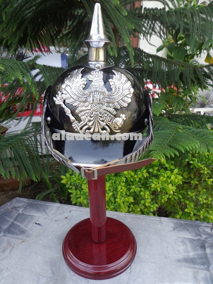 DEUTSCHER Pickelhaube Metallhelm WWI WWII Preußische Nachbildung