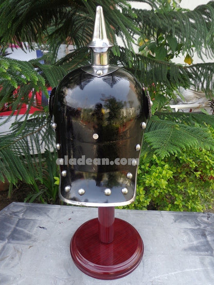 DEUTSCHER Pickelhaube Metallhelm WWI WWII Preußische Nachbildung